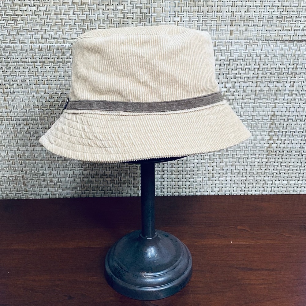 🌟HP🌟NWOT Aeropostale Tan Corduroy Bucket Hat OS - Picture 4 of 11